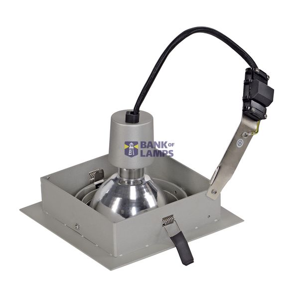 SQUARE DL 195 recessed downlight, silvergrey, G12, max. 70W image 2
