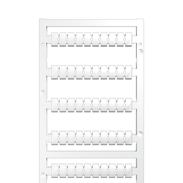 MultiFit, Terminal marker, 9 x 6 mm, Pitch in mm (P): 6.00 WAGO, Legrand, white image 1
