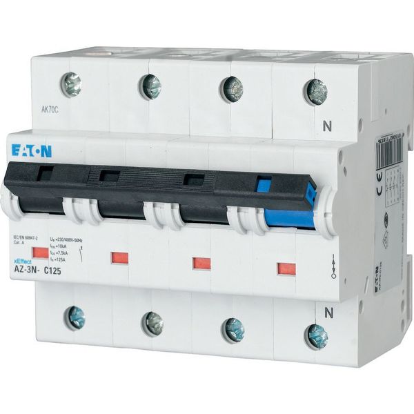 AZ-3N-B40 Miniature circuit breaker (MCB), 40A, 3pole+N, type B characteristic image 6