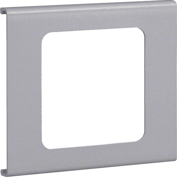 Pre-cut lid 1gang, FB 60110, grey image 1
