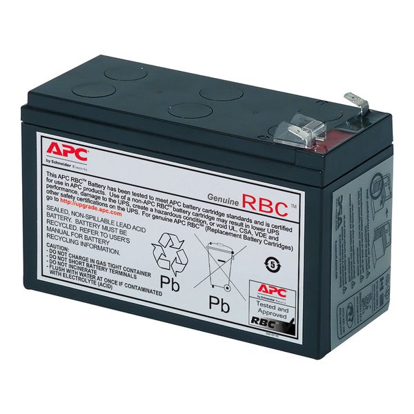 APC REPL BATT CART 1X12V9AH BP image 1