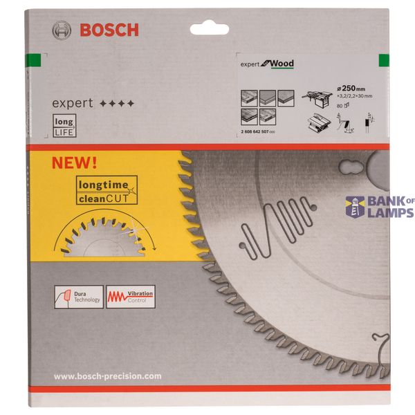 Expert for Wood circular saw blade 250 x 30 x 3,2 mm, 80 image 2