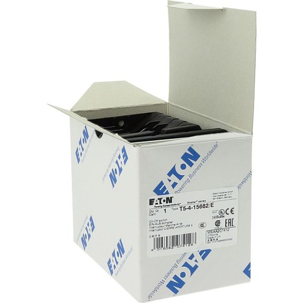 T5-4-15682/E On-Off switch, 6 pole + 1 N/O + 1 N/C, 100 A, 90 °, flush mounting image 7