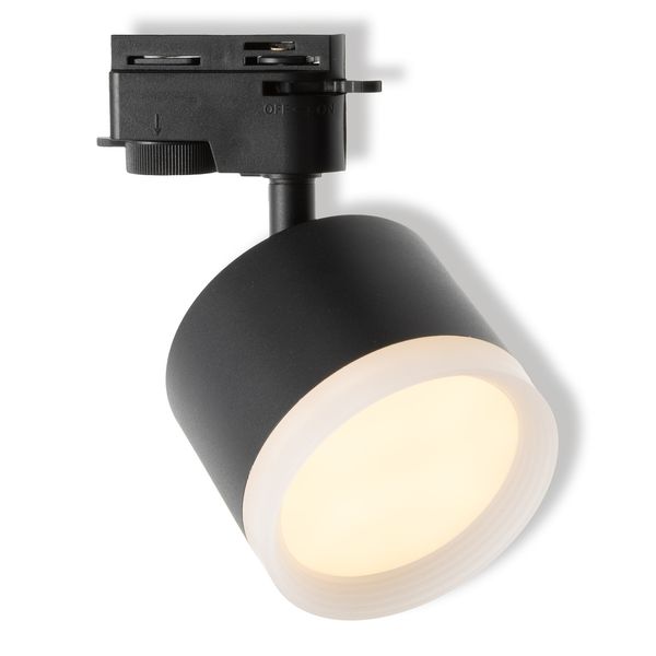 TRACK 1-PH SPOT FLARE GX53 BK OSRAM image 1