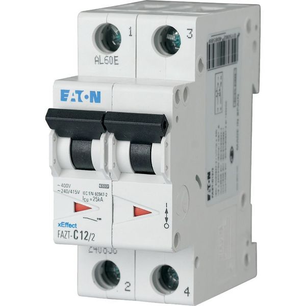 Miniature circuit breaker (MCB), 2 A, 2p, characteristic: D image 8