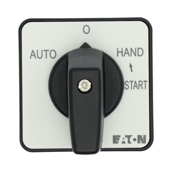 T0-2-15907/E Changeover switches, T0, 20 A, flush mounting, 2 contact unit(s), Contacts: 4, With spring-return from START, 45 °, momentary/maintained, AUTO-0-HAND image 30
