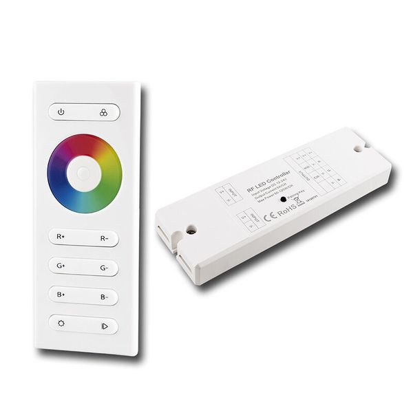 RF controller set - RGB, 1 zone, white + receiver image 1