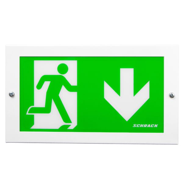 Self-contained luminaire U6 self-contr.LED 3h 230V AC reces. image 2