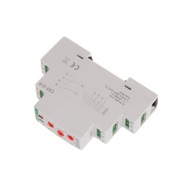 Phase loss sequence sensor with adjustable trip and recovery time, True RMS image 3