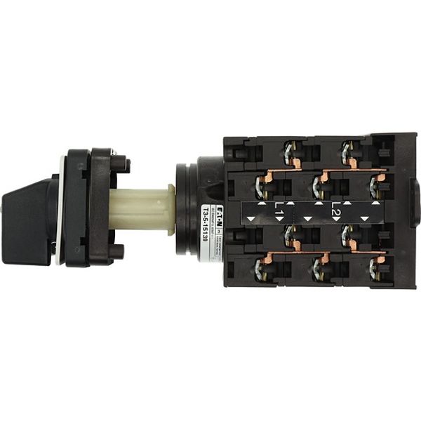 T3-5-15139/Z Step switches, T3, 32 A, rear mounting, 5 contact unit(s), Contacts: 10, 45 °, maintained, Without 0 (Off) position, 1-5, Design number 15139 image 3