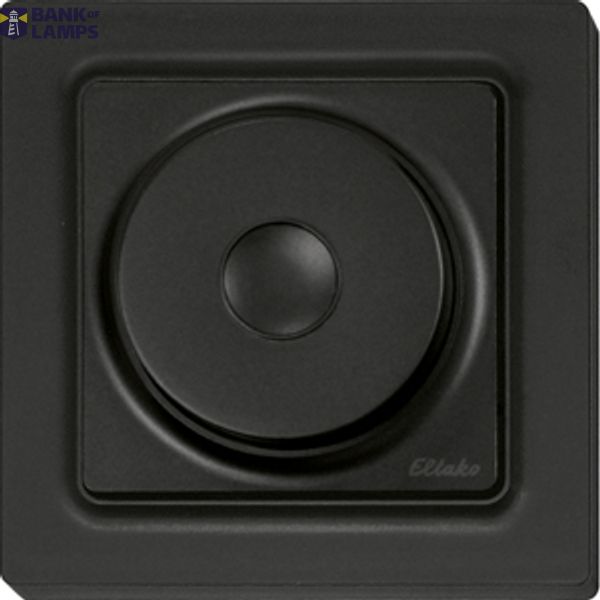 Wireless rotary switch in E-Design55, anthracite mat image 1