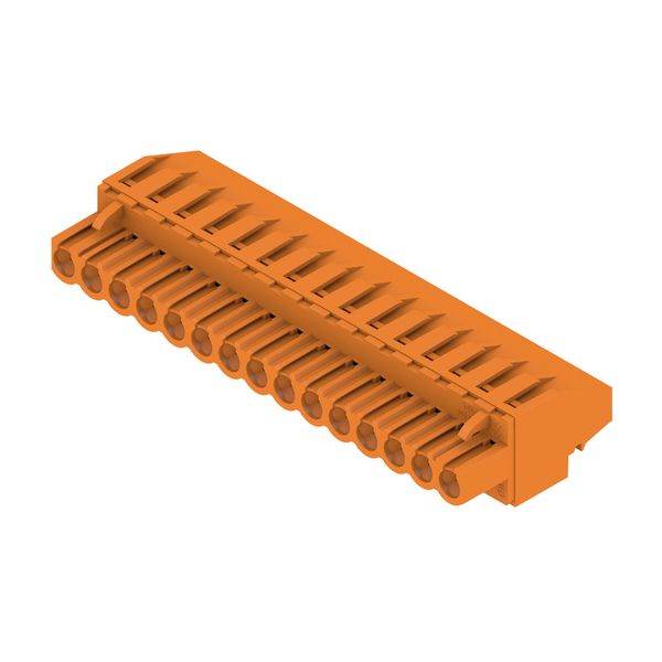 PCB plug-in connector, female plug, 5.00 mm, Number of poles: 15, 270°, Clamping yoke connection, Clamping range, max. : 4 mm², Box image 4