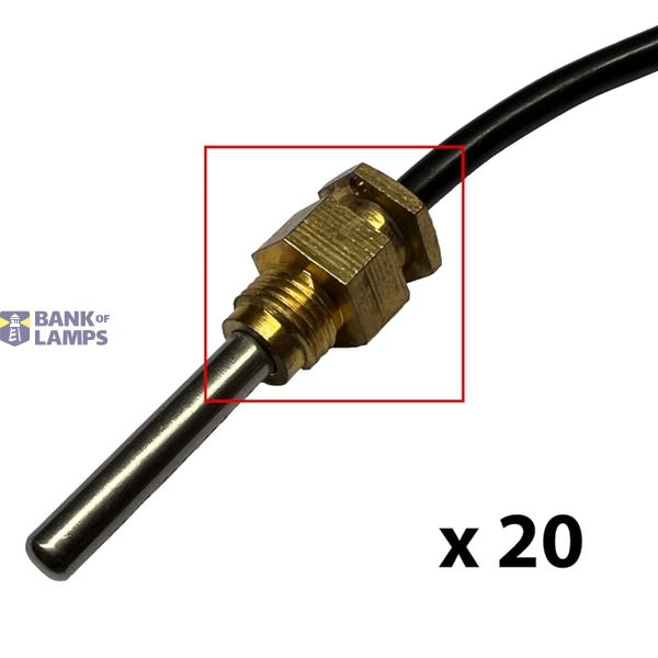 Energy meters, For product type: Generic across portfolio, Brass install. set for sensors, 20pc image 1