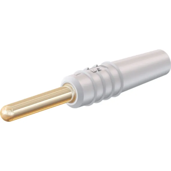 2 mm plug, solder connection, 0.5 mm², white, 22.2609-29 image 1