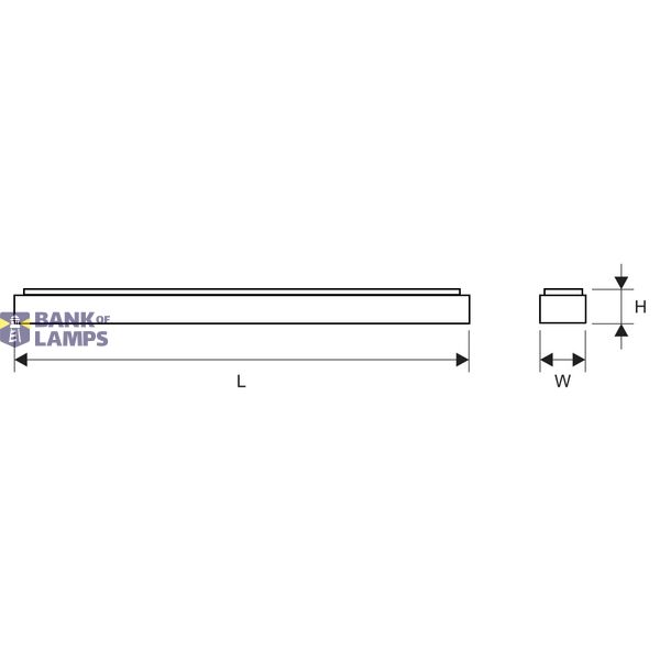 AOT-O LED, 54W, 3000K, 6250lm,IP50,acryl,opal,white,L-1560mm image 2