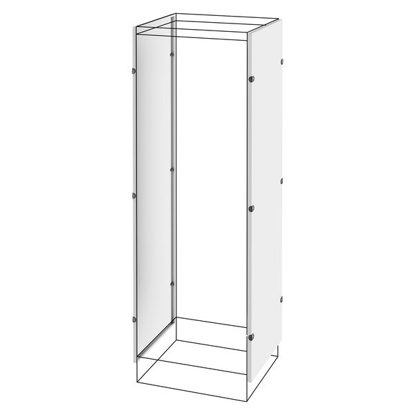 PAIR OF SIDE PANELS - FLOOR-MOUNTED DISTRIBUTION BOARD - QDX 1600 H - 2000x600 image 1