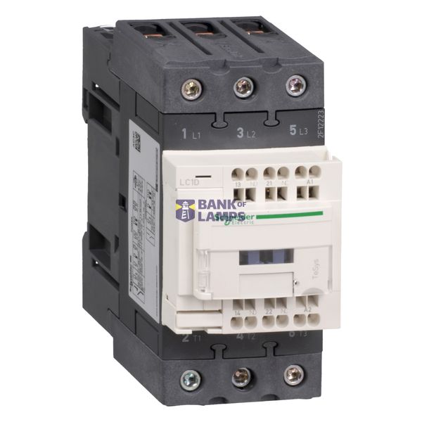 TeSys D contactor AC-3 40A 380V 1Z+1V LC1D40A3Q7 image 1