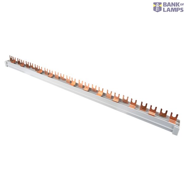 Busbar, 1xRCCB 4-pole, 2xMCB 3+N, 7xMCB 1+N, 26 MV, 10 mmý image 4