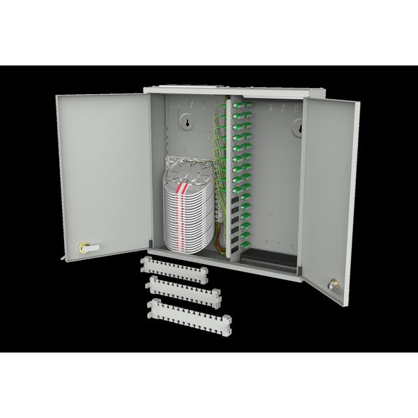 OpDAT Wall-mounted distributor M 24xLC-Q APC OS2(ceramic, green) image 2