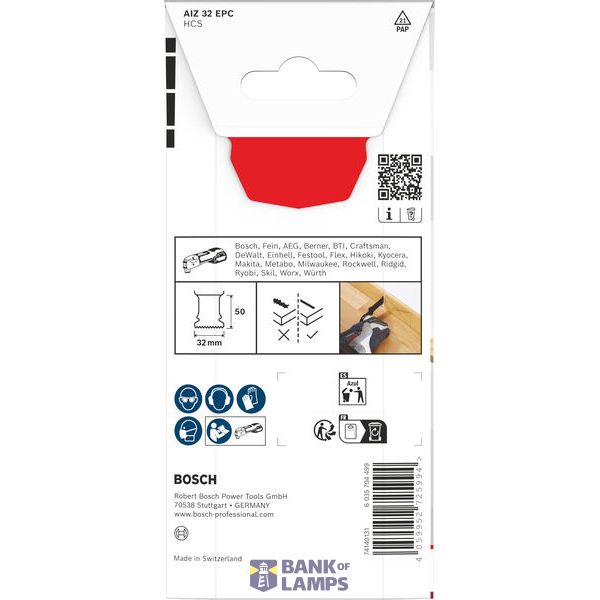 HCS plunge cut saw blade AIZ 32 EPC Wood image 1