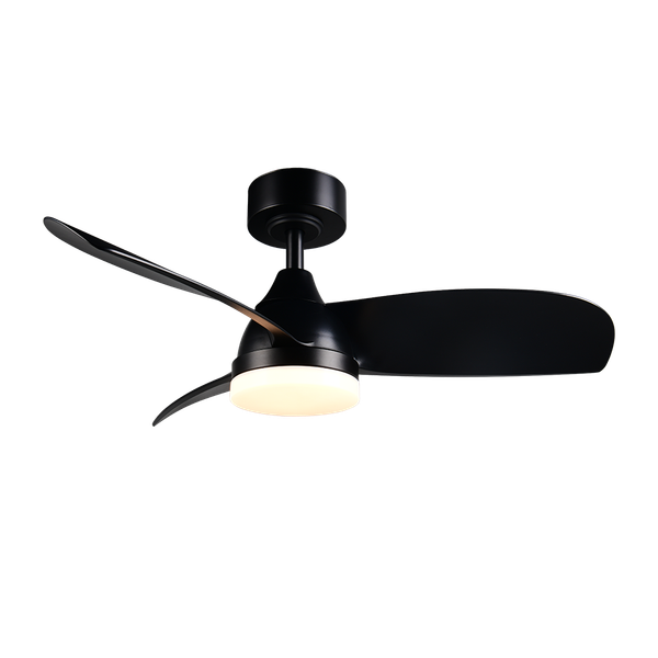 Helsinki LED ceiling fan matt black image 1