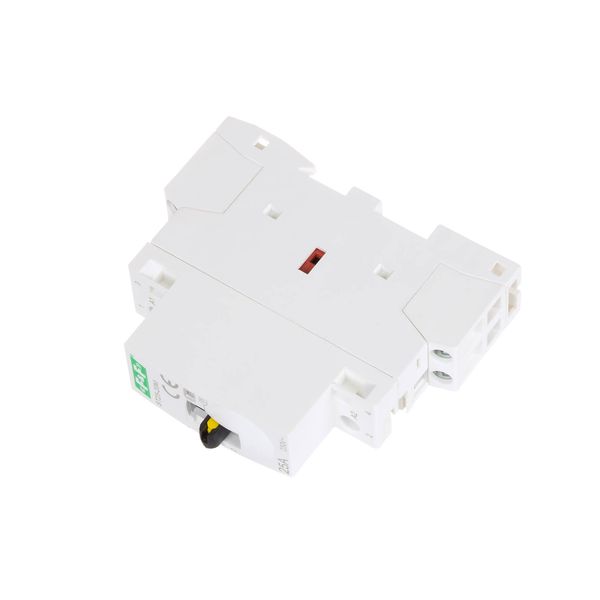 Modular contactor with manual control, rail mounting, 2NO contacts, 25A image 3