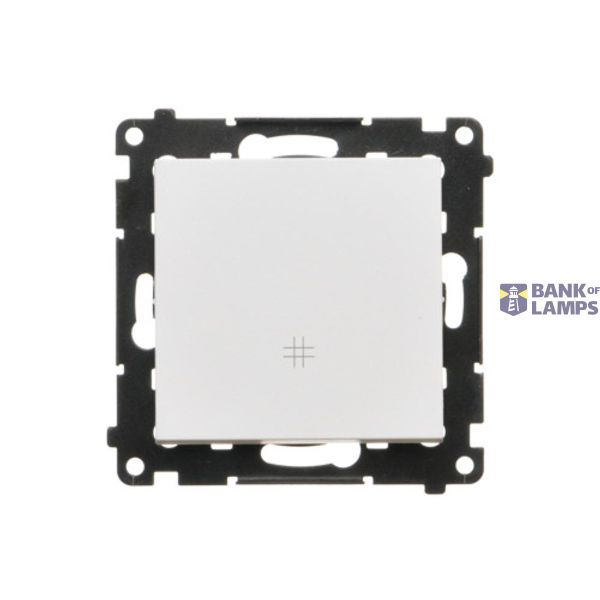 Intermediate switch, 10AX, white matt image 1