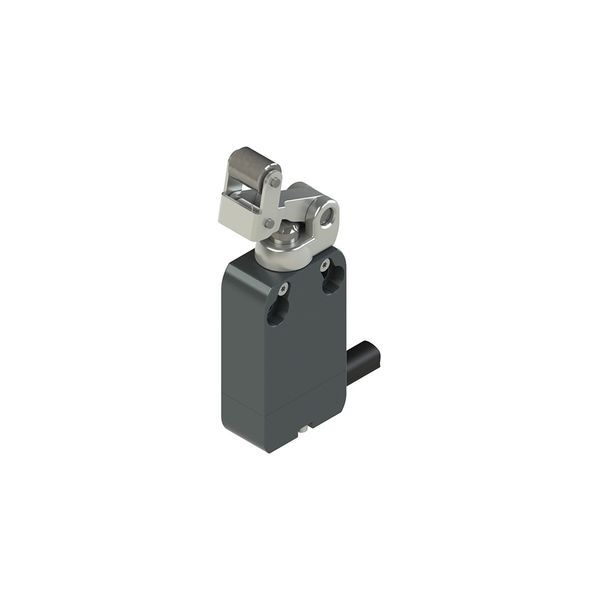 Modular prewired switch with unidirectional roller lever image 1