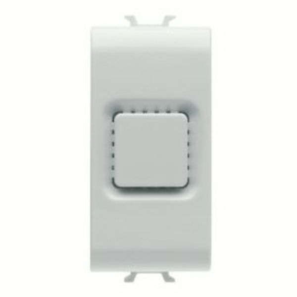 BUZZER - 12V ac 50 Hz 8VA 70 dB AT 1 METER - 1 MODULE - SATIN WHITE - CHORUSMART image 1