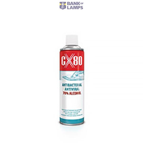 CX80 ANTIBACTERIAL ANTIVIRAL Aerozol alc.70% 500ml image 1