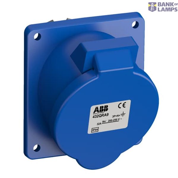 432QRA9 Panel mounted socket image 1