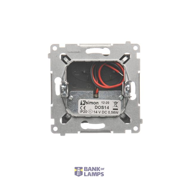 IP44 single Schuko socket outlet with shutters and frame seal - same color flap&frame, module, 16A, quick connection, light gray matt image 1