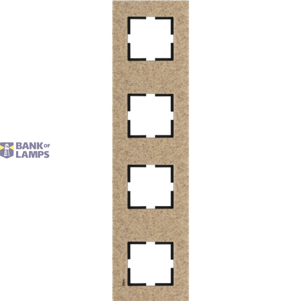 Novella Accessory Corian - Sandstone Four Gang Frame image 1