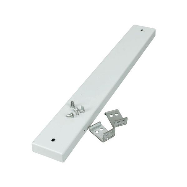 XMW0306E-C Front plate, IP55, empty, H=75mm, grey image 3