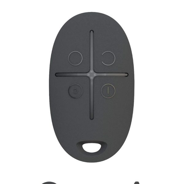 Radio remote control 4 buttons, black image 1