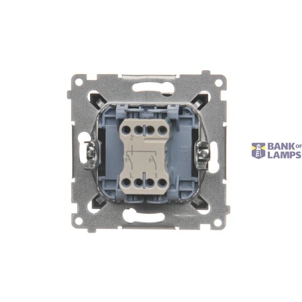 Key with the "vertical" pictogram for switches and electronic controllers, anthracite image 1