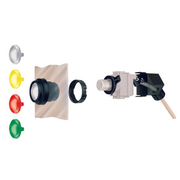 T0-1-8214/I1 Changeoverswitches, T0, 20 A, surface mounting, 1 contact unit(s), Contacts: 2, 45 °, momentary, With 0 (Off) position, with spring-return from both d image 515