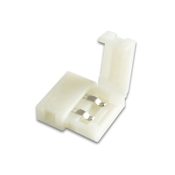 Connector of single-color LED strips, width 8 mm, 2 pins image 1