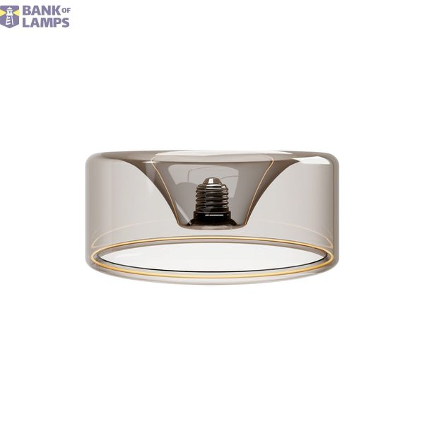 LED Smoky Light Bulb Ghost Line Recessed Donut 195x83 6W 380Lm E27 1900K Dimmable - G12 image 1