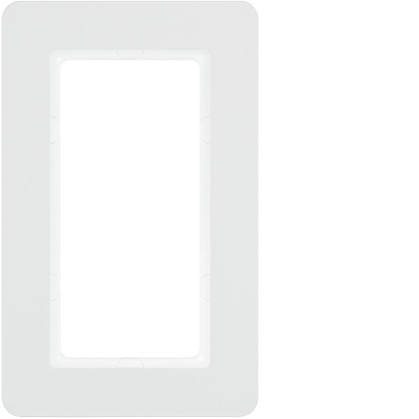 Frame with large cut-out, Q.7 , polarwhite velvety image 1