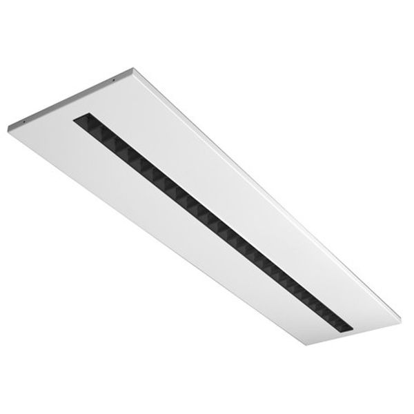 MODUS ES4000, recessed, white body,  rectangle C, modul 600, 1x black optic, lenses 80°, LED 840,  driver 700mA image 1