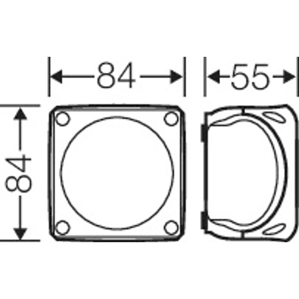 MB own logo Cable box IP66, BM0 without clamp, M16/20 membranes, Gray (DK 0100 G MB) image 4