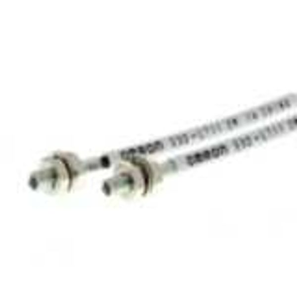 Fiber optic sensor head, through-beam, long distance detection, M4 cyl E32 1133G image 1