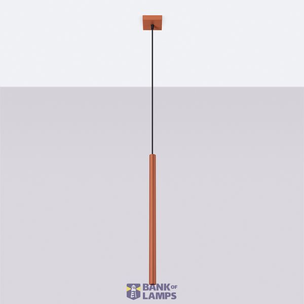 HANGING LAMP PASTELO 1 RED OCHRE 1XG9 image 8