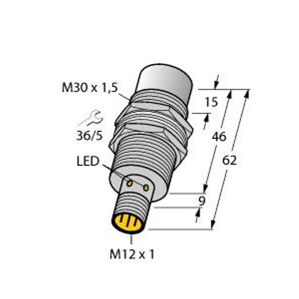 Inductive Sensor   NI20U-MT30-AN6X-H1141 image 1
