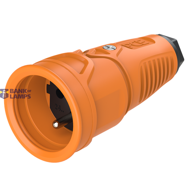 Portable socket orange 16A 3P IP20 image 3