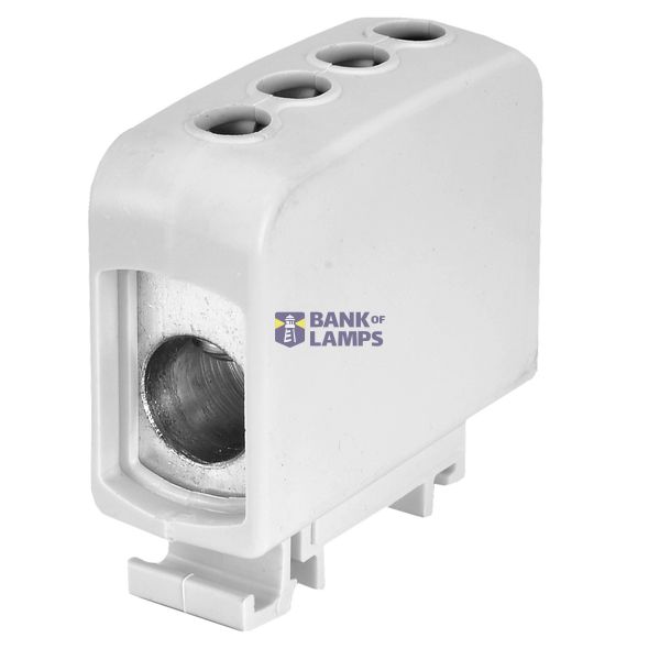 AL/CU universal rail-mounted terminal block ZGG1x70/2x35s grey image 1