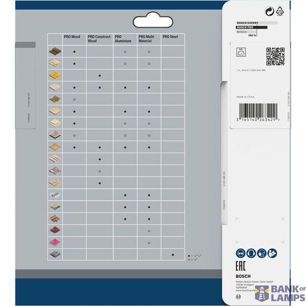 Optiline Wood circular saw blade 184 x 16 x 2,6 mm, 24 image 2