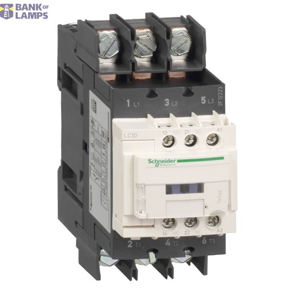 TeSys D contactor AC-3 50A 220V 1Z+1V LC1D50A6MD image 1