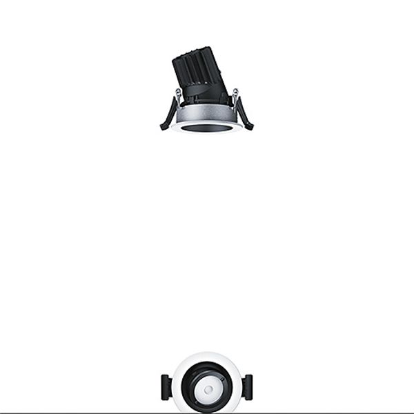 PANOS INF R68V 10W 940 LDO SP-BK WH - LED ceiling-recessed luminaire image 1